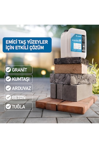 Alkoru 5 Kg Şeffaf Emici Yüzeyler İçin Su İtici Ve Koruyucu Malz.