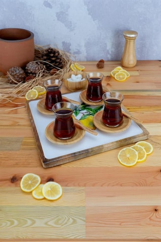 Bambum Kangura - Mango Ağacından Kare Tepsi Limon Büyük Sarı