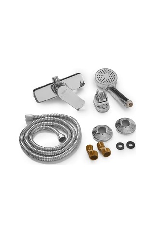 Potato Duşakabin İçin Krom Kaplama Küreli Duş Başlıklı Batarya 158311689 Gri