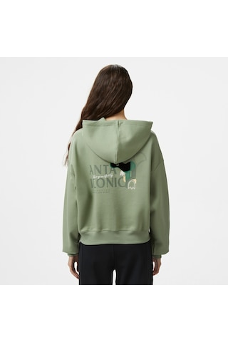 Anta Iconic Kadın Yeşil Sweatshirt 862518721 Yeşil