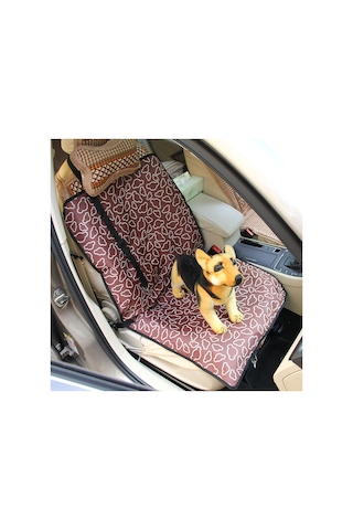 Kaymaz Katlanır Araba Ön Koltuk Desen Kapağı Pet Kedi Köpek Minderi Mat, Boyut: 100 X 50 X 0.1 Cm