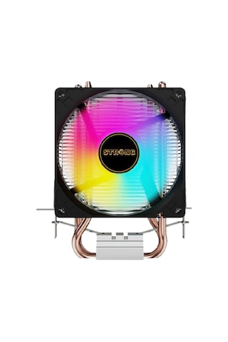 Strong M2-pro V2 9cm Rainbow 2 Bakir Kule Tipi Islemci Sogutucu 1 Adet