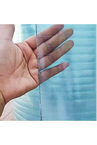 Şeffaf Polikarbonat Çatı Plakası - Seralar Ve Sundurmalar İçin Dayanıklı Yağmur Geçirmez Doğal Işık Paneli, Kesilmesi Kolay, Yalıtımlı Ve Su Geçirmez, Mükemmel