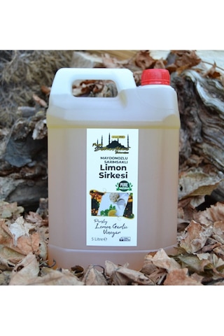 Maydanozlu Sarımsaklı Limon Sirkesi 5lt %100 Katkısız Doğal Sirke