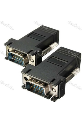 30 Metre Rj45 Vga Ekleme Ek Uzatıcı Cat5E 6 5059P Monitör Kablos