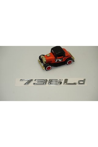 Bmw 735Ld Bagaj Krom Metal 3M 3D Yazı Logo