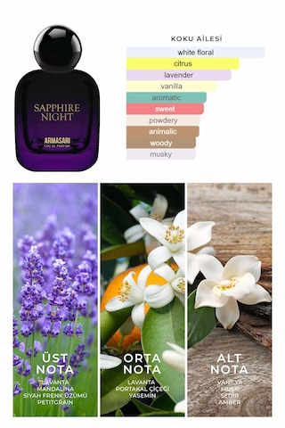Armasari Sapphire Night 100 Ml Çiçek - Oryantal