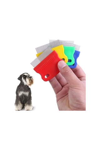 Canelf Kedi Köpek Pire Tarağı, Bit Tarağı, Evcil Hayvan Bit Ve Pire Toplayıcı Tarak