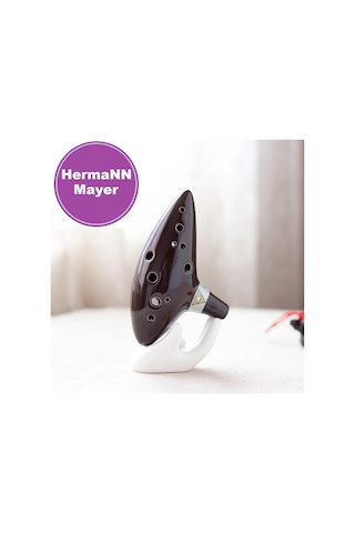 Hermann Mayer Hmo12Br Pro Seramik Alto Ocarina - Kahverengi