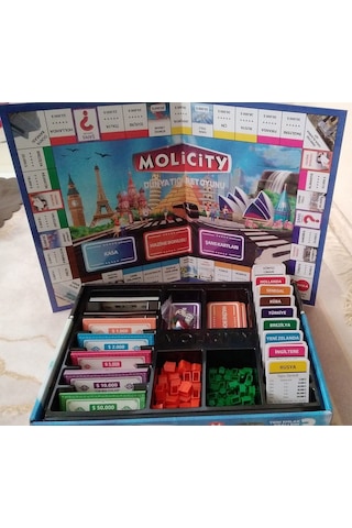 Süper 3'lü Set Molicity Emlak Ticaret Oyunu Kızma Birader Word To Go Tabu