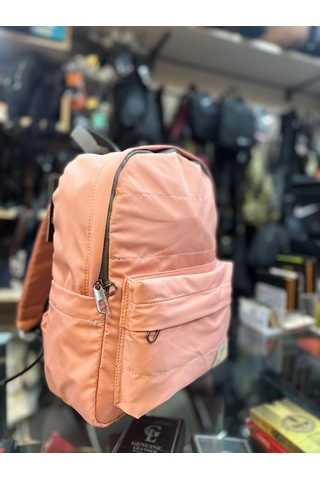 Bagslab Pembe Su Geçirmez Kumaş Sırt Çantası 1069 Pembe