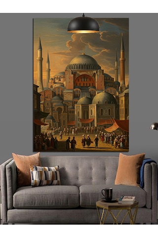 Ayasofya Camii İstanbul Dekoratif Kanvas - Mdf Ahşap Tablo