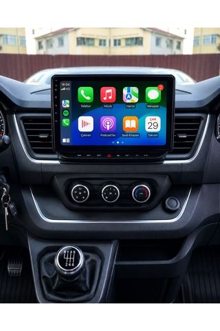 Renault Trafic 2024 10.1" 4gb Ram 64gb Hafıza Android Multimedia Carplay 9"