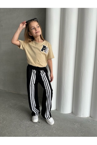 Kız Çocuk Eşofman Takım Bej