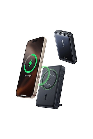 Baseus Nomos Qi2 10.000 Mah 45w Manyetik Taşınabilir Şarj Cihazı Siyah