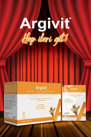 Argivit Classic L-Arjinin Multivitamin Ve Multimineral İçeren Takviye Edici Gıda 30 Şase