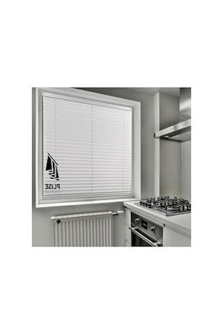 Gri Plise Perde, Yapıştırmalı Ve 80g X 200y Cm Ölçülerde 11