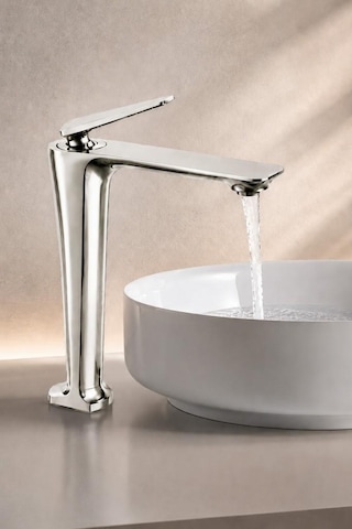 Sensa Uzun Lavabo Bataryası Parlak Krom