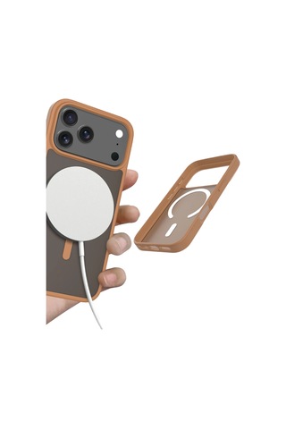 Csmtex 2 Joko Apple Uyumlu iPhone 17 Pro Max Jota Magsafe Kapak - Çöl Titanyum