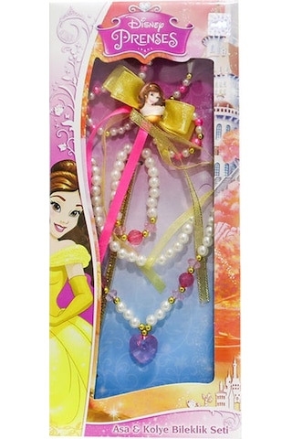 Disney Prenses Belle Asa Kolye Bileklik Seti