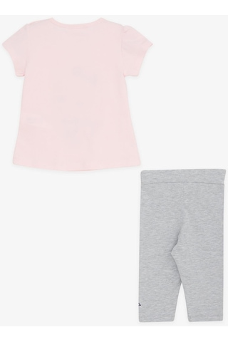 Breeze Kız Çocuk Kapri Taytlı Takım Sevimli Kız Baskılı 1.5-5 Yaş, Pembe-pembe Pembe