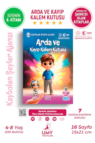 Umy Yayınları Arda Ve Kayıp Kalem Kutusu - Çocuklar İçin Yaratıcılık, Sanat Ve Azim Temalı Hikaye Kitabı