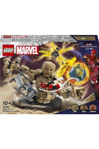LEGO® Marvel Örümcek Adam Kum Adam’a Karşı: Son Savaş 76280 10+ Yaratıcı Oyuncak Yapım Seti - 347 Parça
