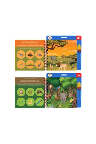 Aqua Magic Book Hayvanlar Sihirli Boyama Kitabı Tfl-1008