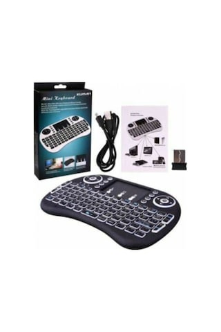 Işıklı Mini Klavye Mouse Smart Tv Box Pc Uyumlu Pg-8035 Diğer