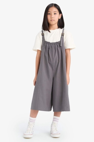 DeFacto Kız Çocuk Askılı Poplin Tulum E2277A825SMAR82 Antrasit