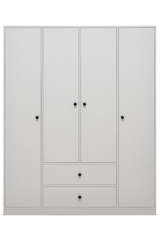 Enza Home Kalinsta 4 Kapaklı Gardırop - Beyaz