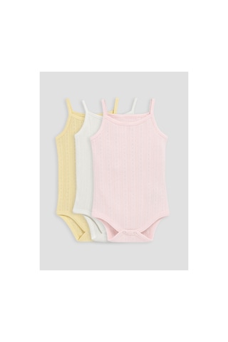 Lc Waikiki Alıta Cıty Farkıyla Lcw Baby Pembe Kare Yaka Nakışlı Kız Bebek Çıtçıtlı Body 3'lü Pembe - 930970938 Pembe