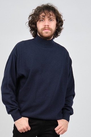 Ida Erkek Lambswool Yarım Balıkçı Kazak 0593161 Lacivert Lacivert