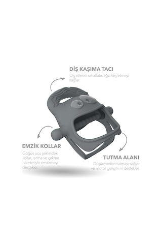 Mochi Diş Kaşıyıcı Gri