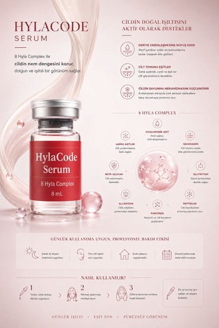 Hylacode Cilt Serumu Nemlendirici Etki 8 Ml
