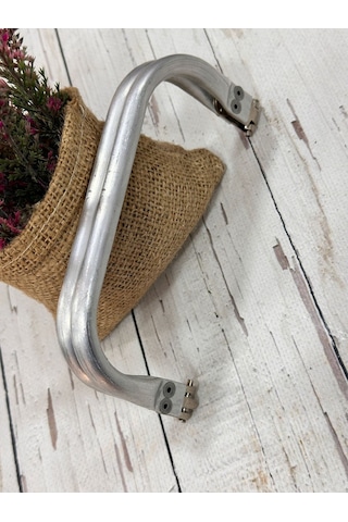 Metal Gizli Çanta Bursu 16 Cm 1 Adet Açık Gri - Gümüş