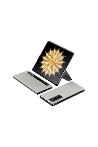 Butu Honor Magic V2 5g Görünüm Penceresi İş Telefonu Kılıfı Pu Deri Standı Kapak Çevirin