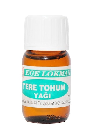 Ege Lokman Tere Tohumu Yağı 20 ML