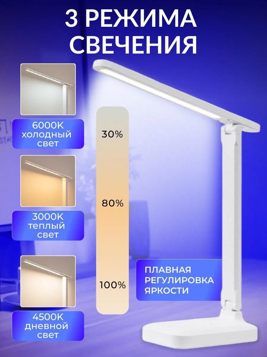 Lismerk Kablosuz Masa Lambası Masüstü Aydınlatma 347638480 Beyaz