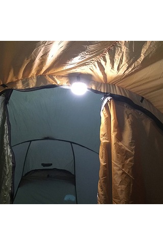 Teltree Usb Şarjlı 5 Işık Modlu Portatif Kamp Lambası - Uzun Ömürlü Ve Su Geçirmez Turuncu