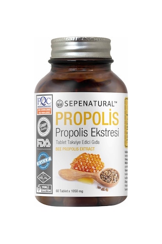 Sepe Natural Propolis Ekstresi 1050 MG 60 Tablet