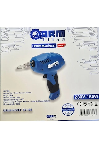 Hakan Torna - Arm Lehim Tabancası 150w Tabanca Havya 230v Trafolu