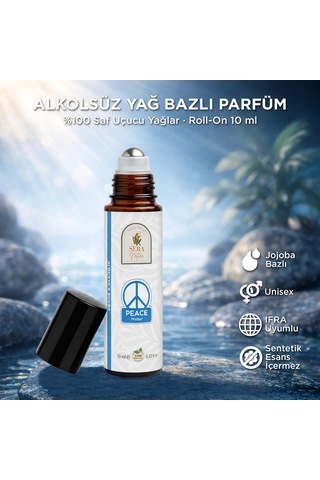 Peace Huzur Yağ Bazlı Parfüm Roll-on 10 Ml Aromatik