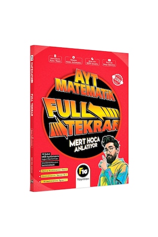 Mert Hoca AYT Matematik Full Tekrar Video Ders Kitabı - Mert Hoca - F10 Yayınları Mert Hoca AYT Matematik Full Tekrar Video Ders Kitabı - Mert Hoca - F10 Yayınları
