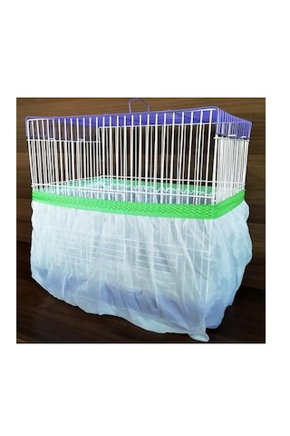 Büyük Boy Xxl Kuş Kafes Tülü 60 X 35 X 30 Cm - Renk Yeşil