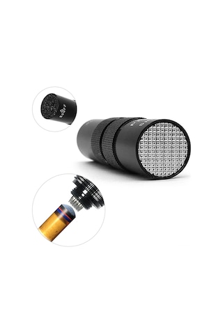 Youtek Alüminyum 4 Ü 1 Arada Bilardo İğne Aleti, 3/8-8 Diş, Siyah - 70x23mm