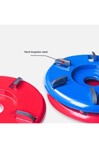 Lemestar Mavi 16mm İç Çaplı 6 Dişli Tungsten Çelik Yaylı Tahta Oymacılık Diski Güvenli Tip