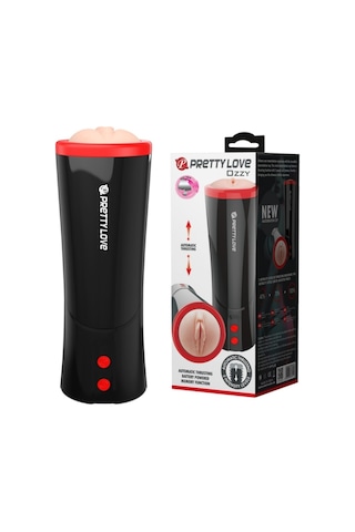 Lilitu Shop Pretty Love Ozzy Süper Emiş Güçlü 3 Kademeli Sesli Vajina Mastürbatör