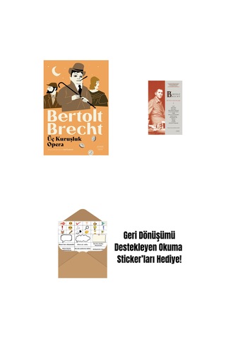 Üç Kuruşluk Opera + Bertolt Brecht - Bütün Oyunları 1 + Okuma Sticker'ları