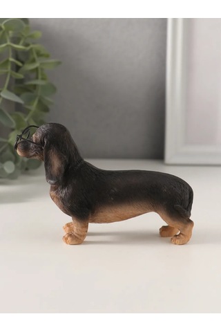 Nedetskij Gözlüklü Dachshund İnteriör Heykeli 346531496